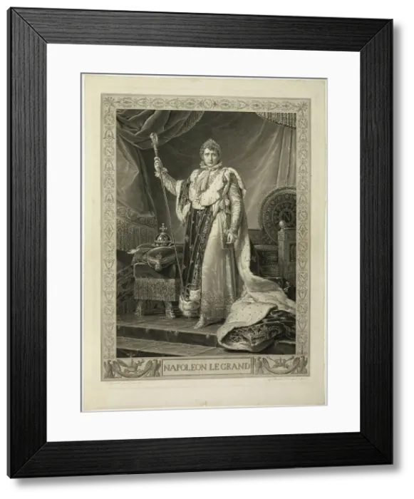 Framed Print : Napoleon the Great, 1808. Creator: Auguste Gaspard Louis Desnoyers Framed Print : Napoleon the Great, 1808. Creator: Auguste Gaspard Louis Desnoyers