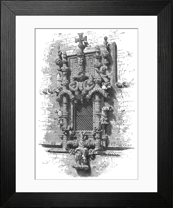 Framed Print : Casa do Capitulo; Excursions near Lisbon, 1875. Creator: Unknown Framed Print : Casa do Capitulo; Excursions near Lisbon, 1875. Creator: Unknown