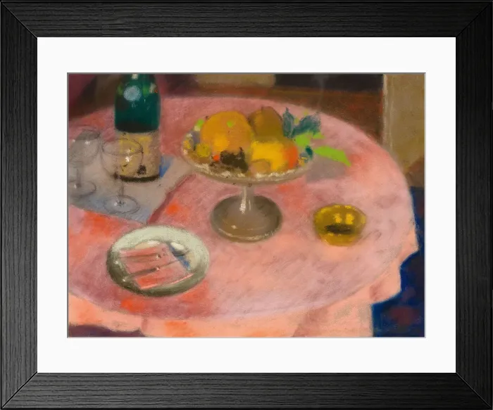 Framed Print : The Covered Table. Creator: Giacometti, Augusto (1877-1947) Framed Print : The Covered Table. Creator: Giacometti, Augusto (1877-1947)