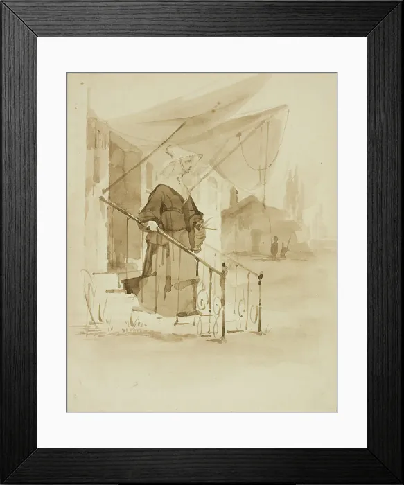 Framed Print : Nun, n.d. Creator: Auguste Xavier Le Prince Framed Print : Nun, n.d. Creator: Auguste Xavier Le Prince