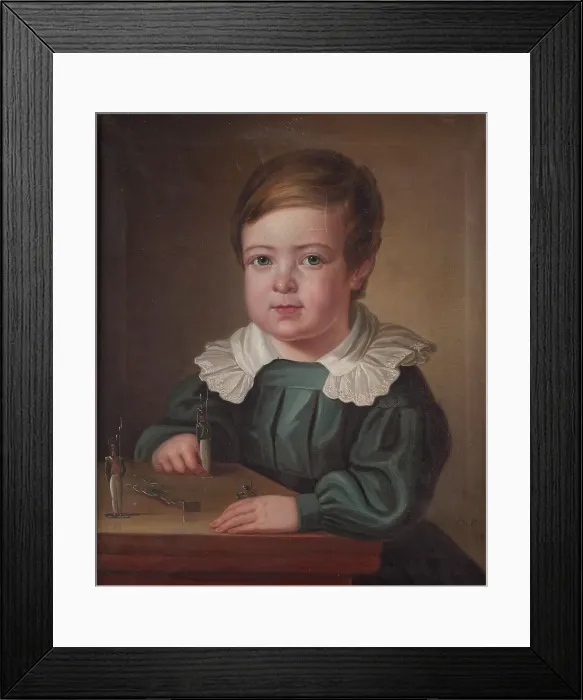 Framed Print : Carl Bror Munck of Fulkila (1836-1905), 1840. Creator: Carl Wilhelm Nordgren Framed Print : Carl Bror Munck of Fulkila (1836-1905), 1840. Creator: Carl Wilhelm Nordgren