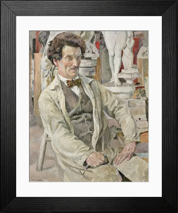 Framed Print : Carl Eldh, 1873-1954, artist, 1924. Creator: Carl Wilhelmson Framed Print : Carl Eldh, 1873-1954, artist, 1924. Creator: Carl Wilhelmson