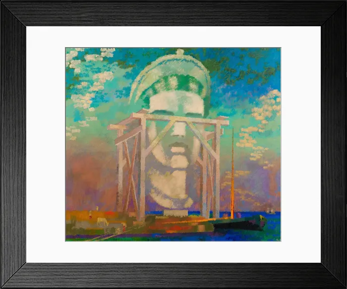 Framed Print : The Excavation, 1936. Creator: Giacometti, Augusto (1877-1947) Framed Print : The Excavation, 1936. Creator: Giacometti, Augusto (1877-1947)