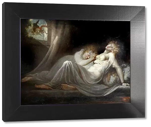 The Incubus Leaving Two Sleeping Women, 1780. Creator: Füssli (Fuseli), Johann Heinrich (1741-1825)