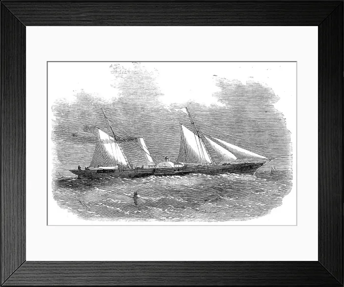 Framed Print : The Fairy Queen paddle-wheel despatch-boat for General Garibaldi, 1860. Creator: Unknown. The Fairy Queen paddle-wheel despatch-boat for General Garibaldi, 1860. Creator: Unknown Framed Print : The Fairy Queen paddle-wheel despatch-boat for General Garibaldi, 1860. Creator: Unknown. The Fairy Queen paddle-wheel despatch-boat for General Garibaldi, 1860. Creator: Unknown