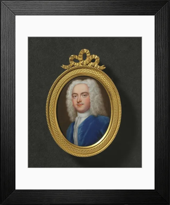 Framed Print : The writer and philosopher Joseph Addison, 18th century. Creator: Christian Friedrich Zincke Framed Print : The writer and philosopher Joseph Addison, 18th century. Creator: Christian Friedrich Zincke