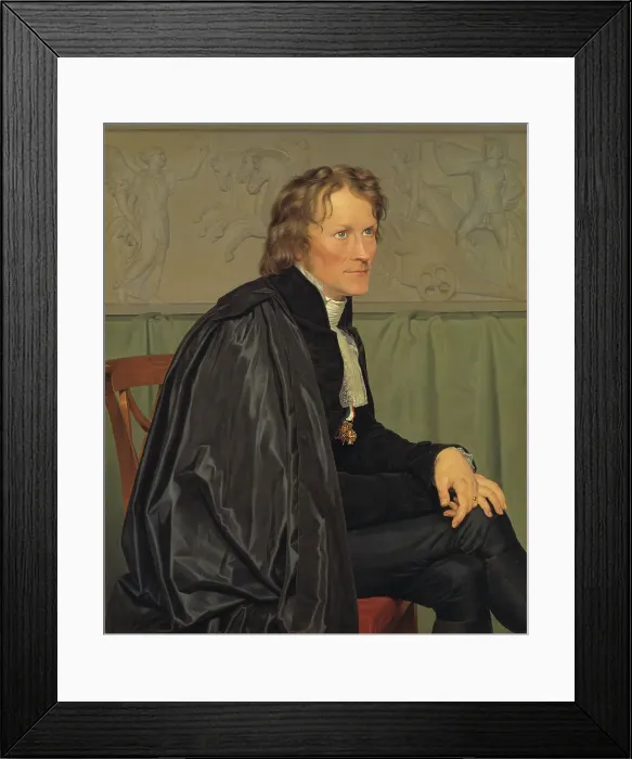Framed Print : Bertel Thorvaldsen, the Danish Sculptor, 1832. Creator: CW Eckersberg Framed Print : Bertel Thorvaldsen, the Danish Sculptor, 1832. Creator: CW Eckersberg