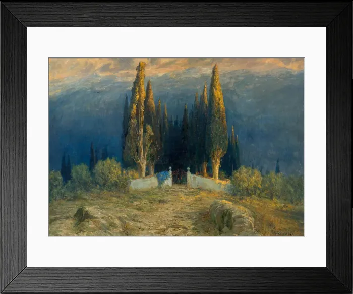 Framed Print : The Past, 1912. Creator: Rabes, Max (1868-1944) Framed Print : The Past, 1912. Creator: Rabes, Max (1868-1944)