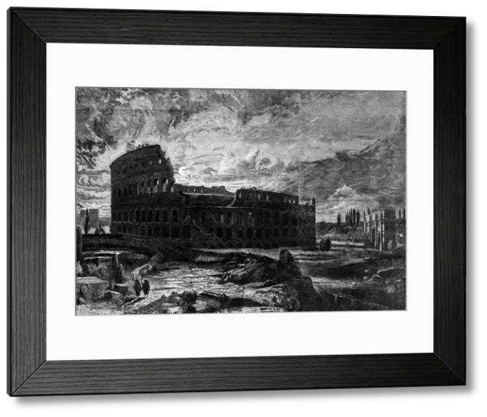 Framed Print : The Coliseum, Rome, by F.L. Bridell in the Royal Academy Exhibition, 1860. Creator: Thomas Gilks. The Coliseum, Rome, by F.L. Bridell in the Royal Academy Exhibition, 1860. Creator: Thomas Gilks Framed Print : The Coliseum, Rome, by F.L. Bridell in the Royal Academy Exhibition, 1860. Creator: Thomas Gilks. The Coliseum, Rome, by F.L. Bridell in the Royal Academy Exhibition, 1860. Creator: Thomas Gilks
