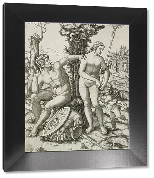 Mars, Venus and Cupid, 1508. Creator: Marcantonio Raimondi
