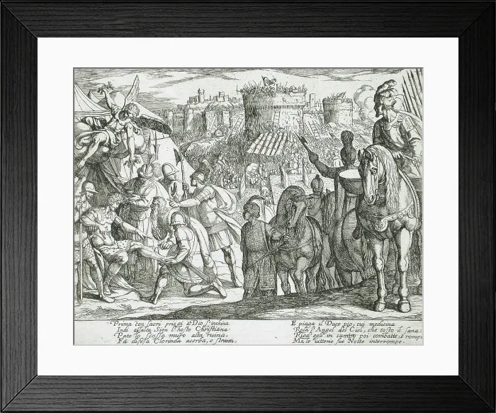Framed Print : Canto XI, 16th century. Creator: Antonio Tempesta Framed Print : Canto XI, 16th century. Creator: Antonio Tempesta