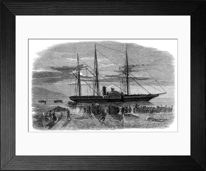Framed Print : The Revolution in Sicily - departure of Missori's expedition on the night of Aug. 8... 1860. Creator: Richard Principal Leitch Framed Print : The Revolution in Sicily - departure of Missori's expedition on the night of Aug. 8... 1860. Creator: Richard Principal Leitch