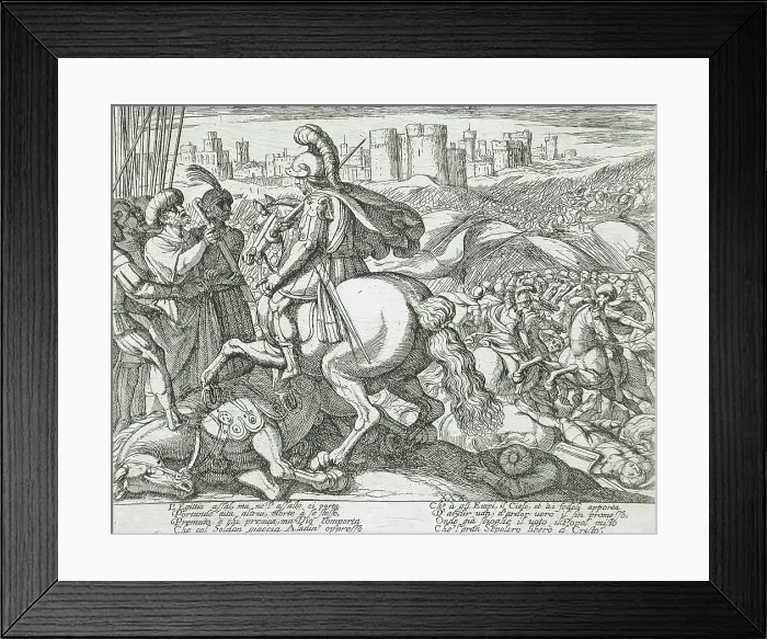 Framed Print : Canto XX, 16th century. Creator: Antonio Tempesta Framed Print : Canto XX, 16th century. Creator: Antonio Tempesta