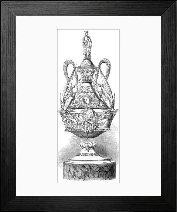 Framed Print : The Doncaster Cup, 1860. Creator: Unknown Framed Print : The Doncaster Cup, 1860. Creator: Unknown
