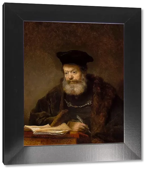 The Scholar at the Lectern (The Father of the Jewish Bride), 1641. Creator: Rembrandt van Rhijn (1606-1669)