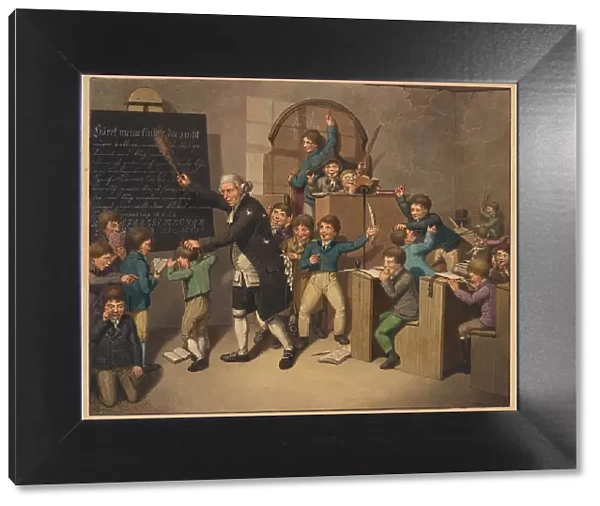 The school lesson. Scenes of life during the Biedermeier period. Creator: Opiz, Georg Emanuel (1775-1841)
