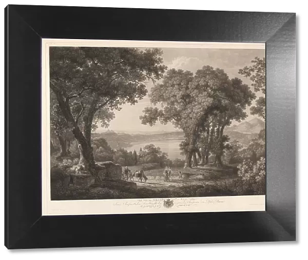 Ber See von Albano bei Rom, 1796. Creator: Friedrich Wilhelm Gmelin