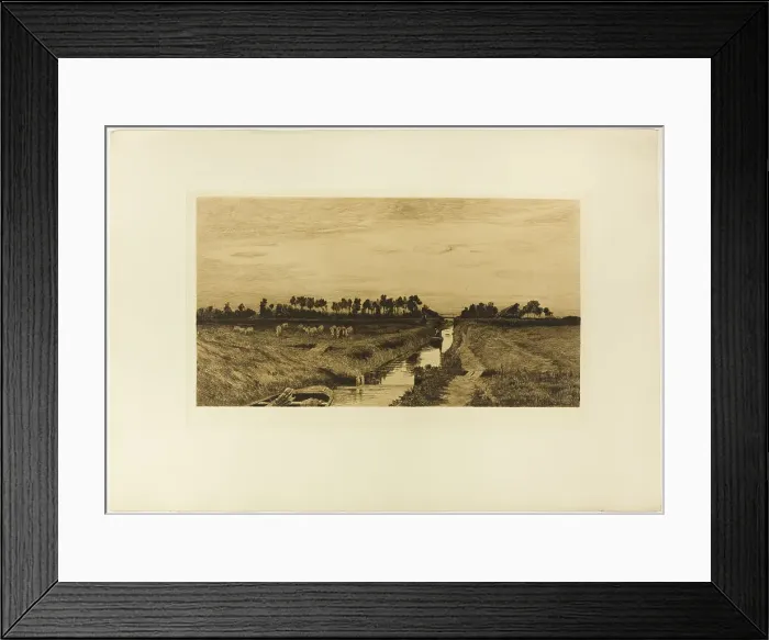 Framed Print : Summer Afternoon, 1895. Creator: Hans am Ende Framed Print : Summer Afternoon, 1895. Creator: Hans am Ende