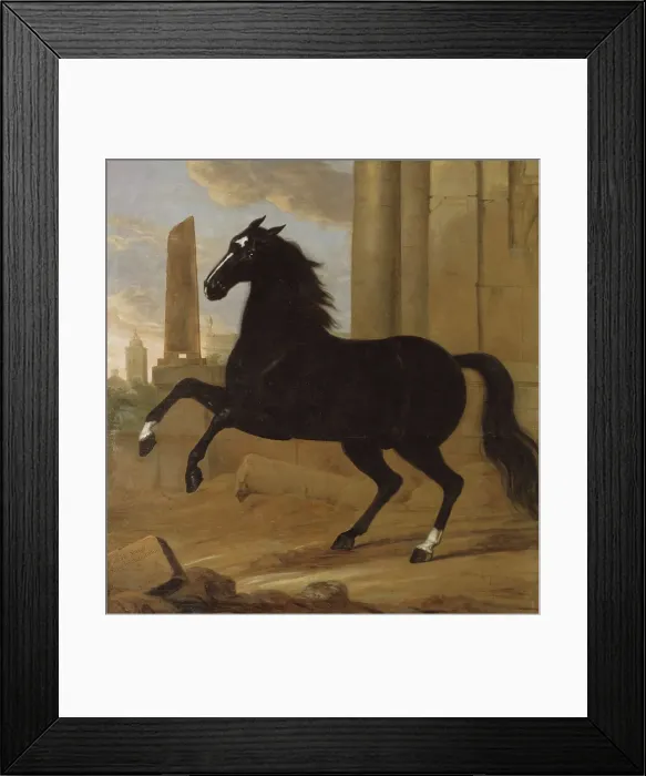 Framed Print : Favourite, one of King Karl XI's riding horses, 1689. Creator: David Klocker Ehrenstrahl Framed Print : Favourite, one of King Karl XI's riding horses, 1689. Creator: David Klocker Ehrenstrahl