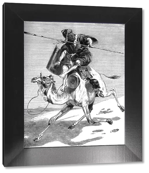 Moorish Warrior; A Ride to Gebel-Mousa, in North-Western Barbary, 1875. Creator: Trorey Blackmore