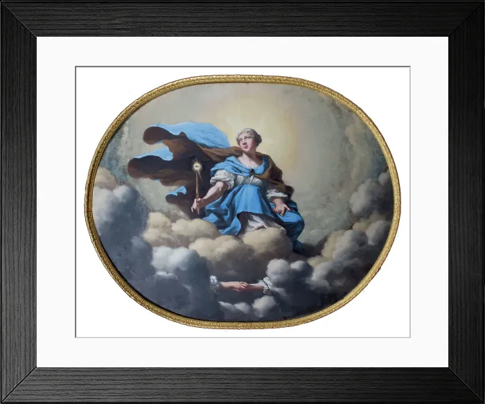 Framed Print : Allegory of King Karl X Gustaf's engagement, 1668. Creator: David Klocker Ehrenstrahl Framed Print : Allegory of King Karl X Gustaf's engagement, 1668. Creator: David Klocker Ehrenstrahl