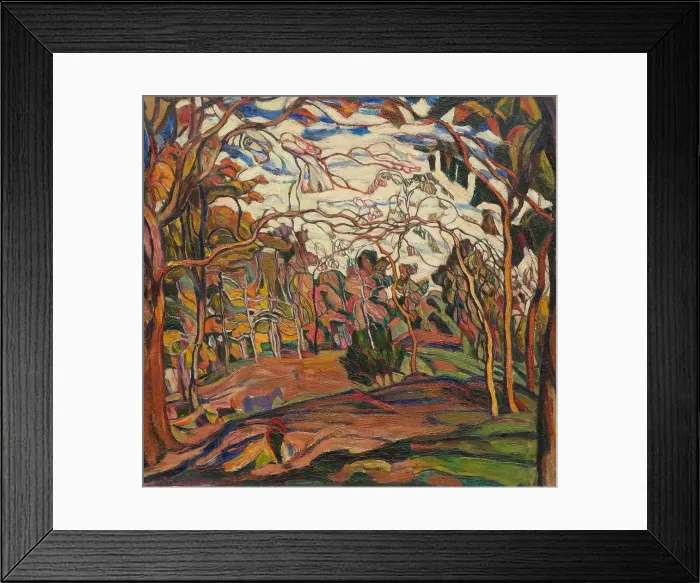 Framed Print : Through the trees (Fairy park), 1919. Creator: Manievich (Manevich), Abraham (Abram) (1883-1942) Framed Print : Through the trees (Fairy park), 1919. Creator: Manievich (Manevich), Abraham (Abram) (1883-1942)
