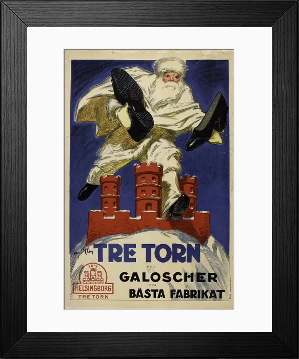Framed Print : Tre Torn galoscher, 1920s. Creator: D'Ylen, Jean (1886-1938) Framed Print : Tre Torn galoscher, 1920s. Creator: D'Ylen, Jean (1886-1938)