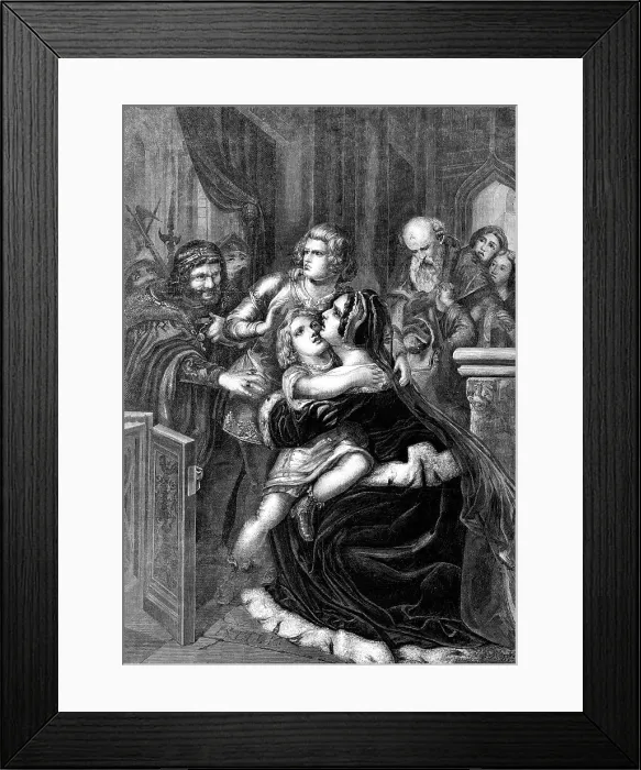 Framed Print : Richard III and the Children of Edward IV. - from a painting by Richard Stilke, 1860. Creator: Unknown. Richard III and the Children of Edward IV. - from a painting by Richard Stilke, 1860. Creator: Unknown Framed Print : Richard III and the Children of Edward IV. - from a painting by Richard Stilke, 1860. Creator: Unknown. Richard III and the Children of Edward IV. - from a painting by Richard Stilke, 1860. Creator: Unknown