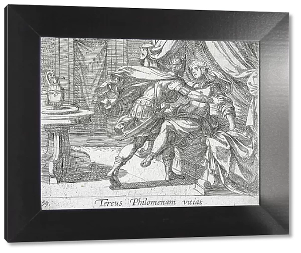 The Rape of Philomela, published 1606. Creators: Antonio Tempesta, Wilhelm Janson
