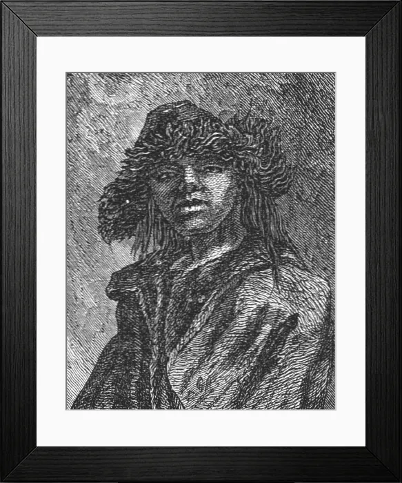 Framed Print : Young Peasant of Livonia; The Baltic Provinces of Russia, 1875. Creator: Unknown Framed Print : Young Peasant of Livonia; The Baltic Provinces of Russia, 1875. Creator: Unknown
