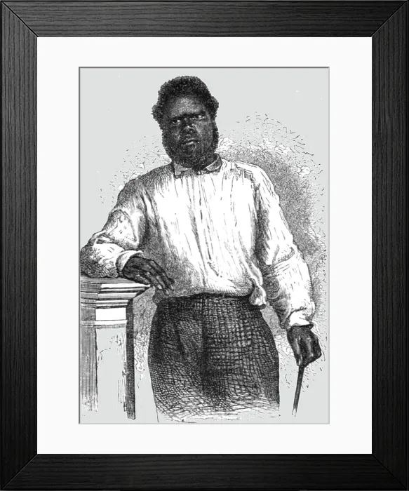 Framed Print : Chatton, Native Kanak Schoolmaster; Some Account of New Caledonia, 1875. Creator: Unknown Framed Print : Chatton, Native Kanak Schoolmaster; Some Account of New Caledonia, 1875. Creator: Unknown