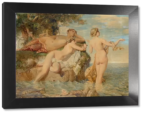 Ulysses and the Sirens, Mid of the 19th cen.. Creator: Menn, Barthélemy (1815-1893)