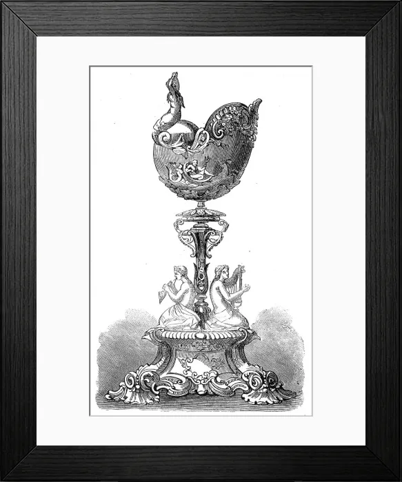 Framed Print : Testimonial recently presented to Mr. H. Lewis, at Hull, 1860. Creator: Unknown Framed Print : Testimonial recently presented to Mr. H. Lewis, at Hull, 1860. Creator: Unknown