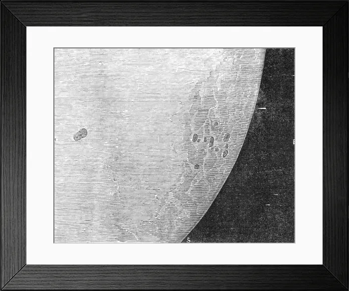 Framed Print : Remarkable faculae and spots seen on the Sun on the 19th and 20th of July, 1860. Creator: Unknown Framed Print : Remarkable faculae and spots seen on the Sun on the 19th and 20th of July, 1860. Creator: Unknown
