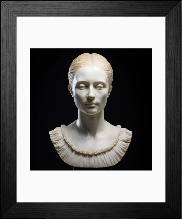 Framed Print : AI Image - Bust of Mary, Queen of Scots, 2023. Creator: Heritage Images Framed Print : AI Image - Bust of Mary, Queen of Scots, 2023. Creator: Heritage Images
