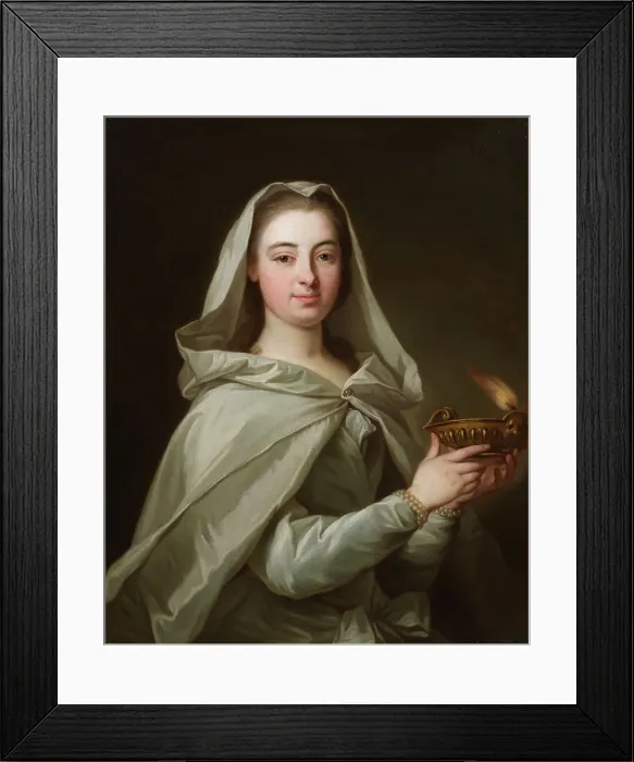 Framed Print : Charlotta Fredrika Sparre as Vestal, mid-late 18th century. Creator: Donat Nonnotte Framed Print : Charlotta Fredrika Sparre as Vestal, mid-late 18th century. Creator: Donat Nonnotte