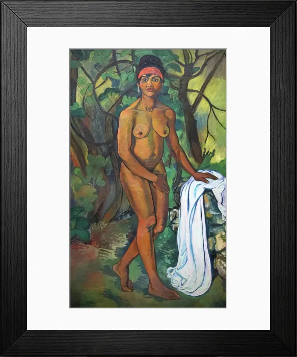 Framed Print : Vénus noire (Black Venus), 1919. Creator: Valadon, Suzanne (1865-1938) Framed Print : Vénus noire (Black Venus), 1919. Creator: Valadon, Suzanne (1865-1938)