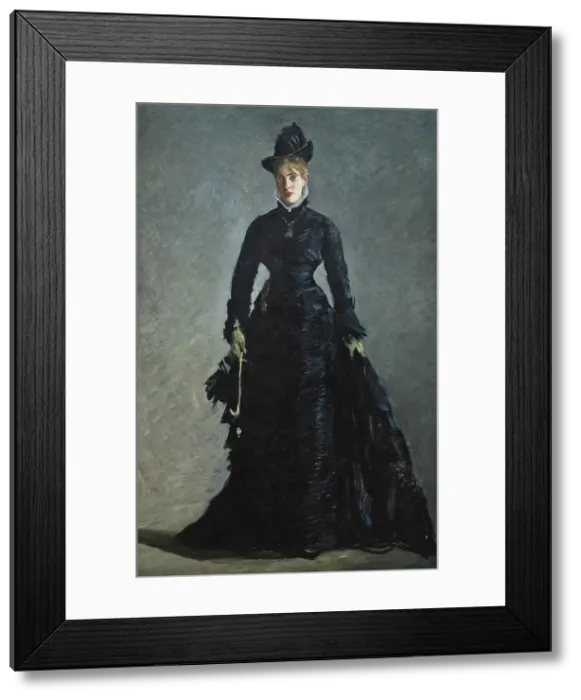 Framed Print : A Parisian Lady, c.1876. Creator: Edouard Manet