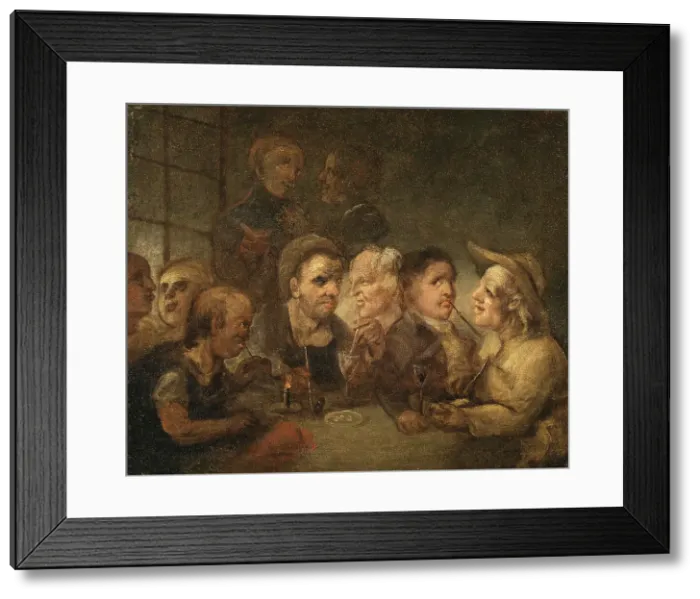 Framed Print : A Club. Creator: Elias Martin Framed Print : A Club. Creator: Elias Martin