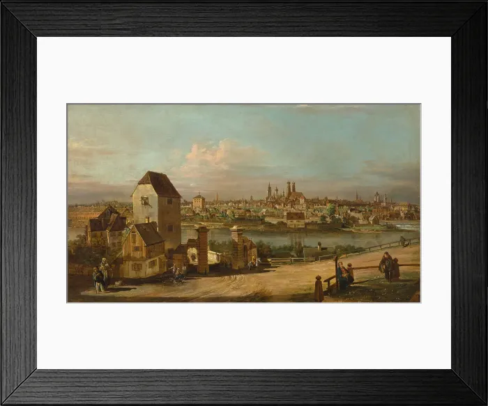 Framed Print : View of Munich from the east, ca 1762-1767. Creator: Bellotto, Bernardo (1720-1780) Framed Print : View of Munich from the east, ca 1762-1767. Creator: Bellotto, Bernardo (1720-1780)