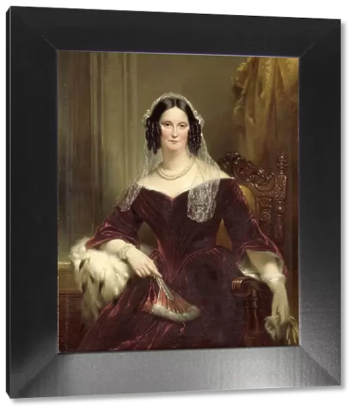 Dieuwke Fontein (1800-79), Second Wife (Married 1834) of Adriaan van der Hoop, 1844. Creator: Jan Adam Kruseman
