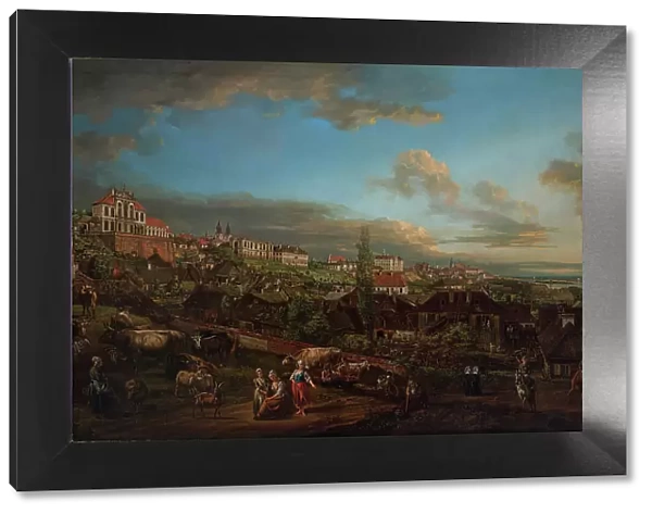View of Warsaw with the Ordynacki Palace, 1772. Creator: Bellotto, Bernardo (1720-1780)