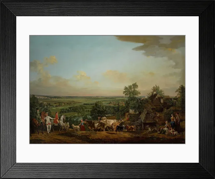 Framed Print : View of Wilanów meadows, 1775. Creator: Bellotto, Bernardo (1720-1780) Framed Print : View of Wilanów meadows, 1775. Creator: Bellotto, Bernardo (1720-1780)