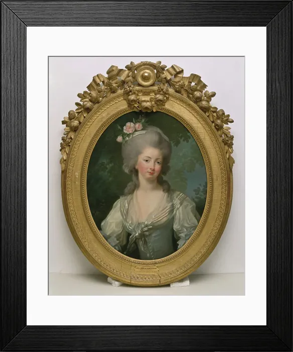 Framed Print : Ernestine-Frédérique, Princesse de Croy, 1781. Creator: Elisabeth Louise Vigee-LeBrun