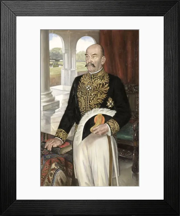 Framed Print : Dirk Fock, Governor-General, 1925. Creator: Jan Frank Framed Print : Dirk Fock, Governor-General, 1925. Creator: Jan Frank