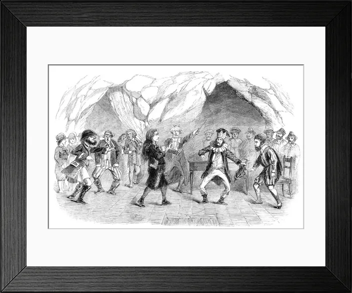 Framed Print : Last scene of The Enchanted Isle at Drury Lane Theatre, 1860. Creator: Unknown. Last scene of The Enchanted Isle at Drury Lane Theatre, 1860. Creator: Unknown Framed Print : Last scene of The Enchanted Isle at Drury Lane Theatre, 1860. Creator: Unknown. Last scene of The Enchanted Isle at Drury Lane Theatre, 1860. Creator: Unknown