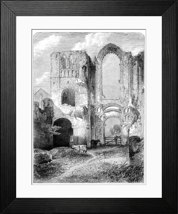 Framed Print : Ruins of Castle Acre Priory, Norfolk, by R. P. Leitch, from the Royal Academy Exhibition, 1860. Creator: Unknown. Ruins of Castle Acre Priory, Norfolk, by R. P. Leitch, from the Royal Academy Exhibition, 1860. Creator: Unknown Framed Print : Ruins of Castle Acre Priory, Norfolk, by R. P. Leitch, from the Royal Academy Exhibition, 1860. Creator: Unknown. Ruins of Castle Acre Priory, Norfolk, by R. P. Leitch, from the Royal Academy Exhibition, 1860. Creator: Unknown
