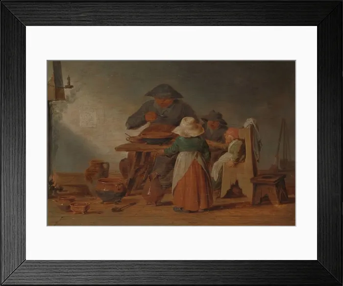 Framed Print : Peasant Meal, c.1625-c.1635. Creator: Jan Jansz Buesem Framed Print : Peasant Meal, c.1625-c.1635. Creator: Jan Jansz Buesem