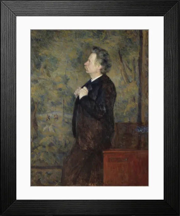 Framed Print : Edvard Grieg, composer, 1892. Creator: Erik Werenskiold Framed Print : Edvard Grieg, composer, 1892. Creator: Erik Werenskiold