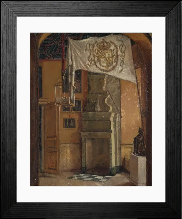 Framed Print : Guards Room at Gripsholm, 1870. Creator: Ernst Josephson Framed Print : Guards Room at Gripsholm, 1870. Creator: Ernst Josephson
